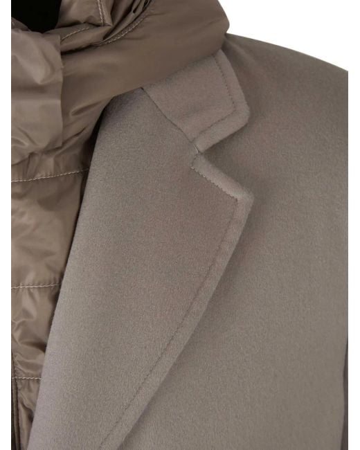 KIRED Gray Jaya Hooded Coat for men