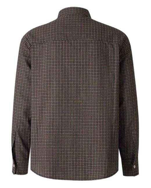 Carrera Gray Checked Shirt for men