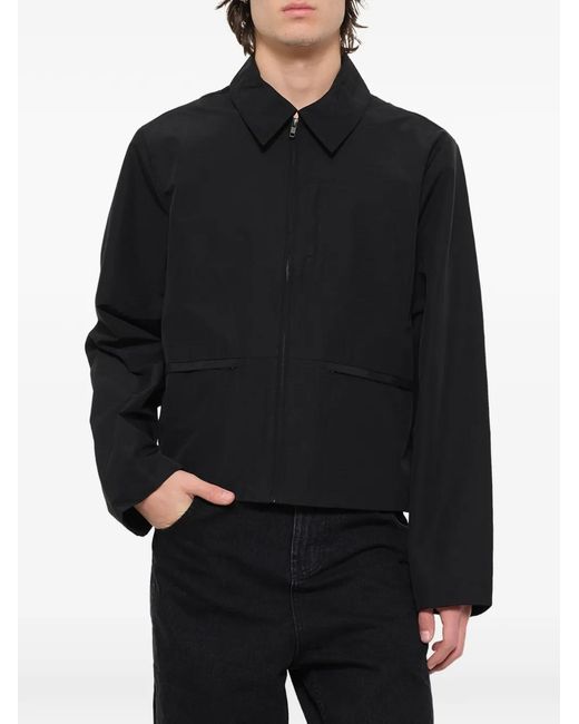 Entire studios Black Wight Zip-Up Jacket for men