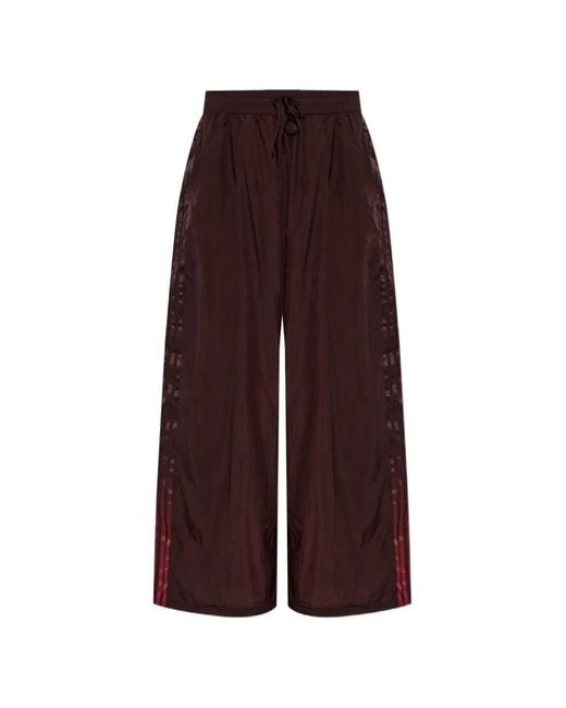 Y-3 Purple Side-Stripe Track Pants