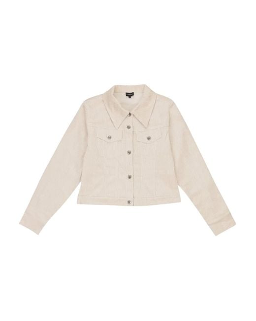 CALLIPYGIAN White Corduroy Jacket