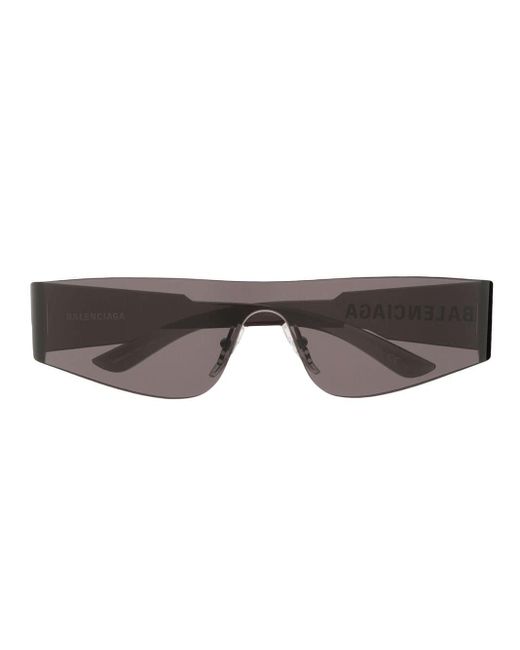 Mono Rec sunglasses Balenciaga en coloris Black