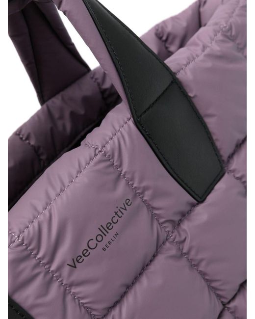 VEE COLLECTIVE Purple Small Porter Tote Bag