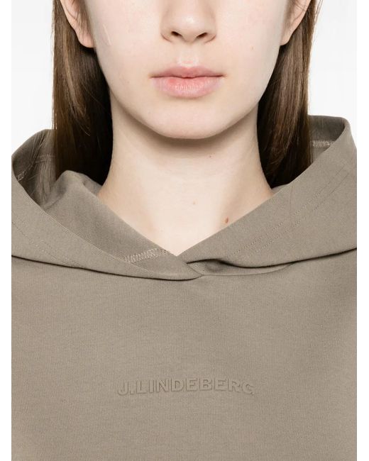 J.Lindeberg Natural Cove Hooded Pouch Pocket Sweatshirt