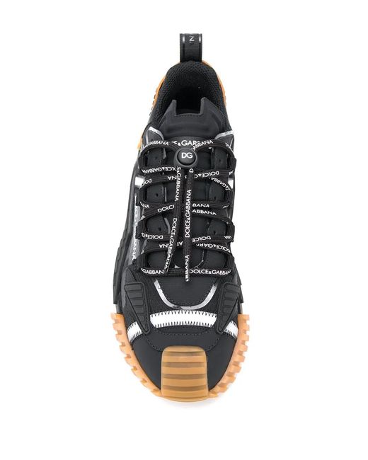 Dolce & Gabbana Black Ns1 Low-Top Sneakers for men