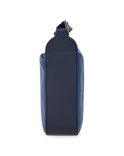 Ferragamo Blue Shoulder Bag With Logo for men