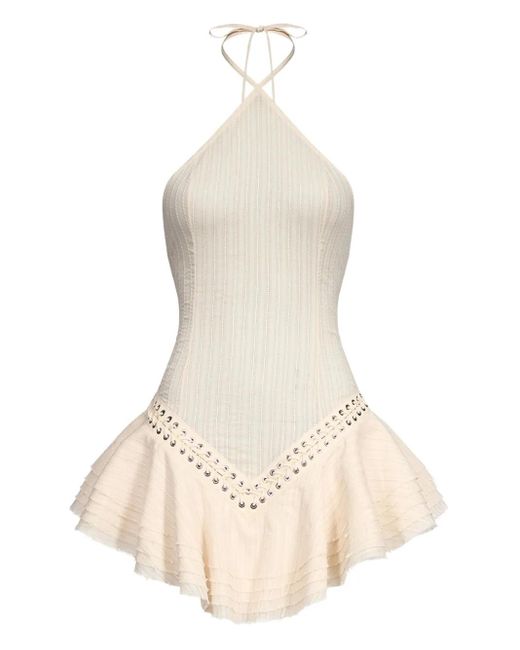 Ludovic de Saint Sernin Square Mini Dres White