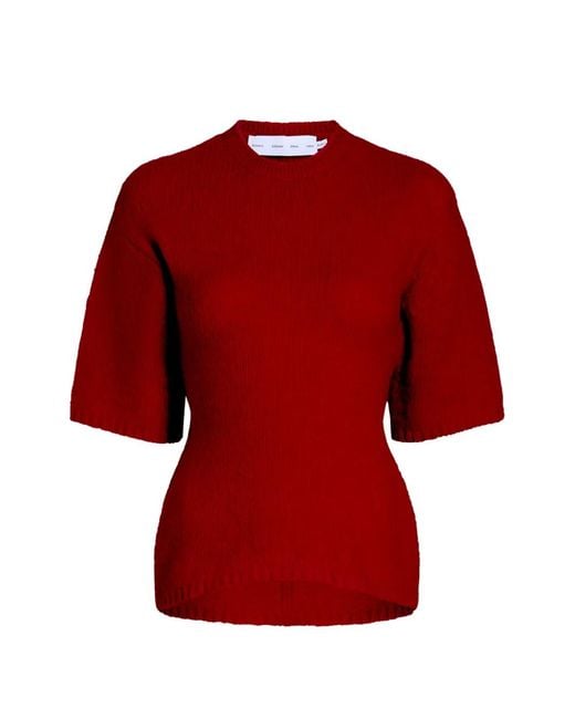 Proenza Schouler Red Dana Sweater