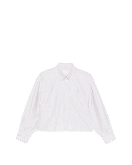 A.P.C. Gestreept Overhemd in het White