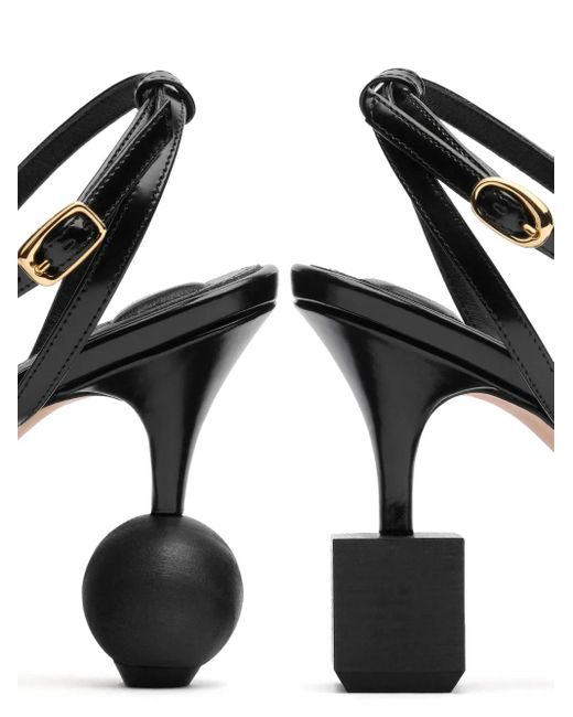 Jacquemus Black Heeled Sandals