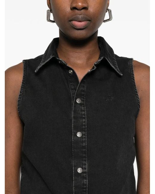 DIESEL Black De-Eazy-Sl Camicia