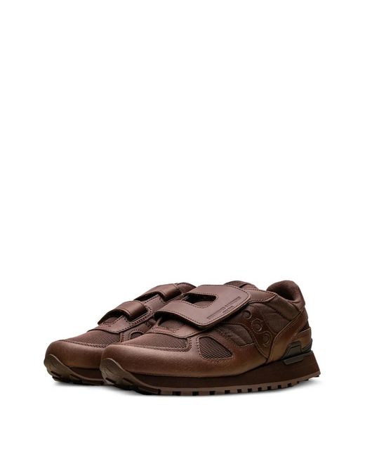 Saucony Brown Shadow Original Touch-Strap Sneakers for men
