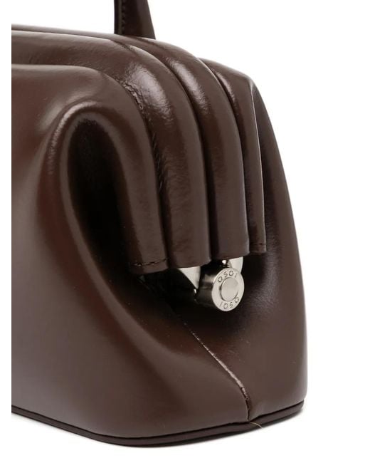 OSOI Brown Mini Boat Tote Bag