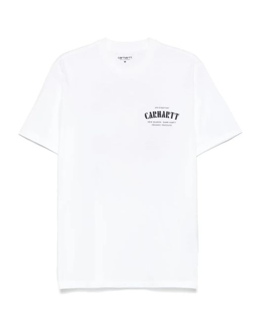 メンズ Carhartt Jersey T-shirt White