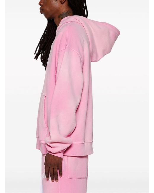 NAHMIAS Pink Summerland Cotton Hoodie for men