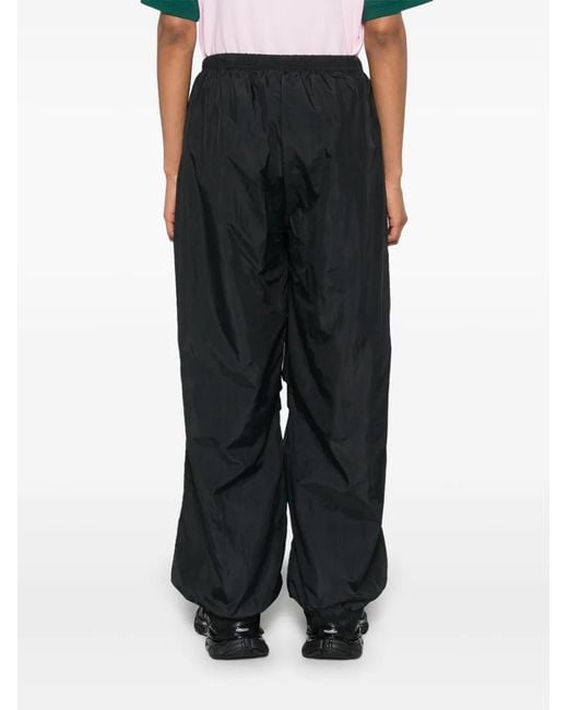 Adidas Black Parachute Recycled-Polyamide Track Trousers