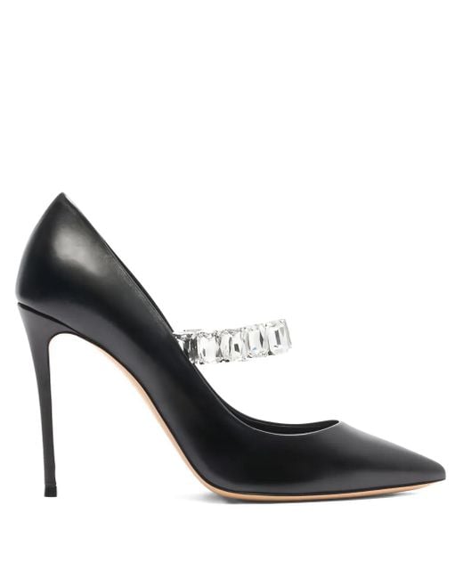 Zapatos Julia Menorca con tacón de 100 mm Casadei de color Black