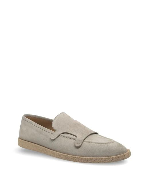 Neil Barrett Gray Strap Loafers for men