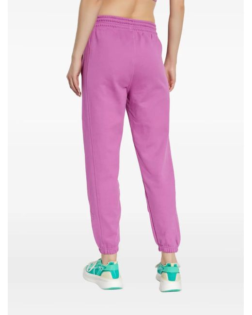 Adidas By Stella McCartney Pink Logo-Print Track Pants