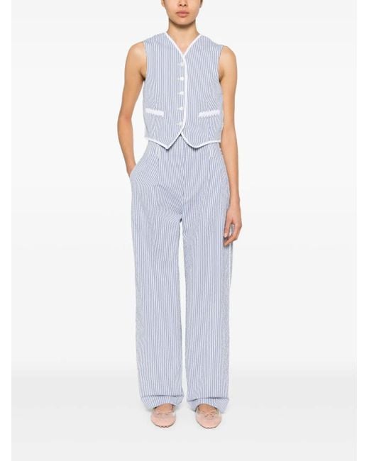 Bode Blue Murray Trousers