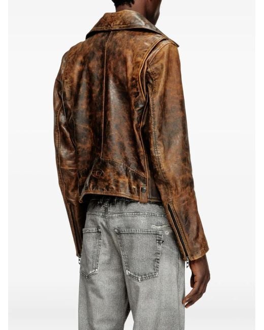 DIESEL Brown Jackets for men