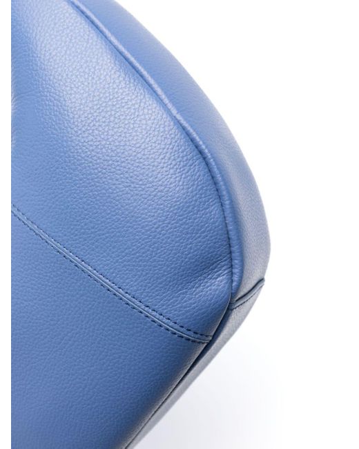 Le Tanneur Blue Medium Juliette Leather Shoulder Bag