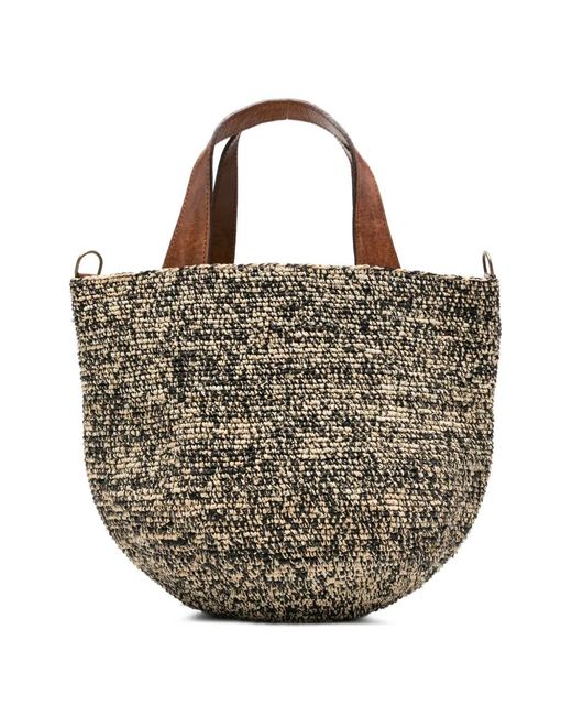 IBELIV Metallic Top-Handle Tote Bag