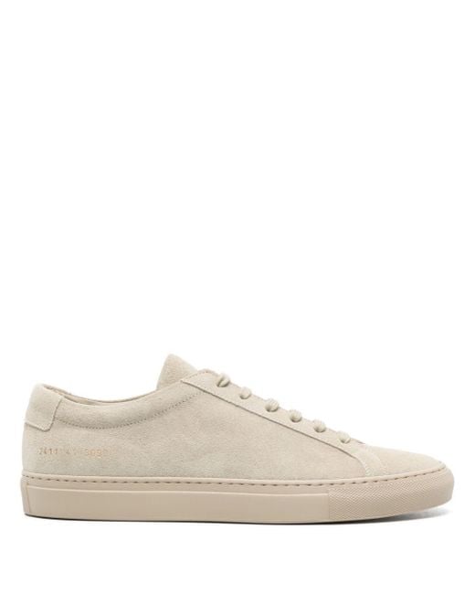 Common Projects White Achilles Suede Sneakers for men
