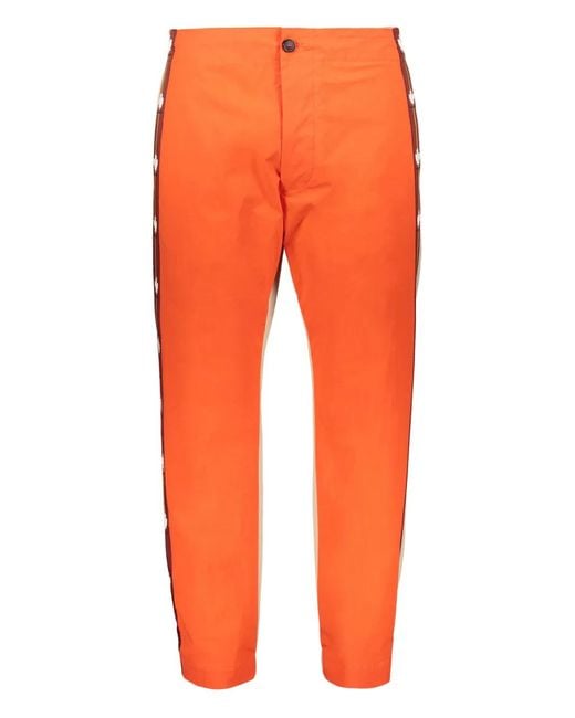 DSquared² Orange Pantalon De Jogging À Design Colour Block for men