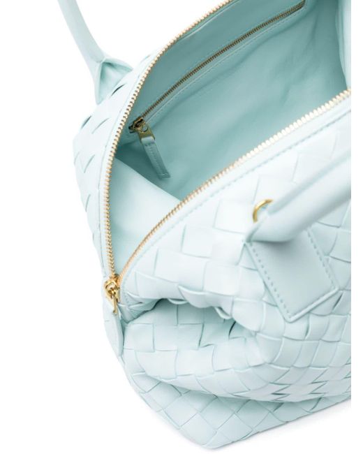 Bottega Veneta Blue Bauletto Leather Shoulder Bag