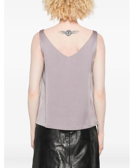 Herno Vネック トップ Pink