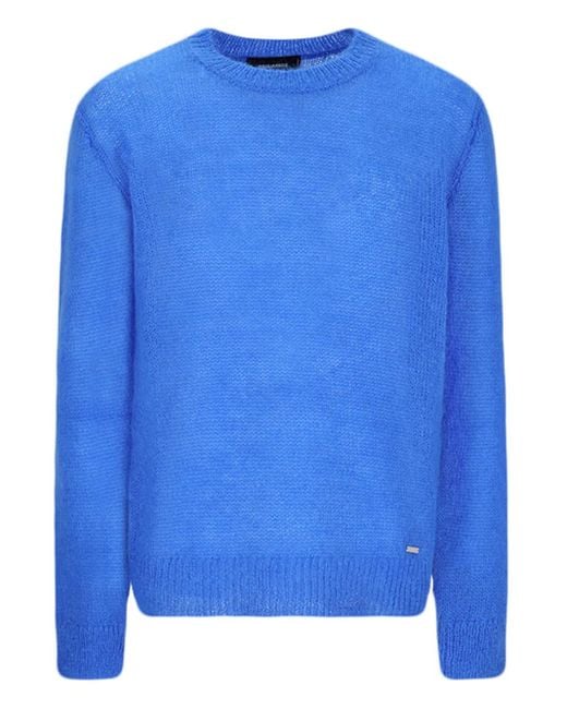 メンズ DSquared² クルーネック セーター Blue