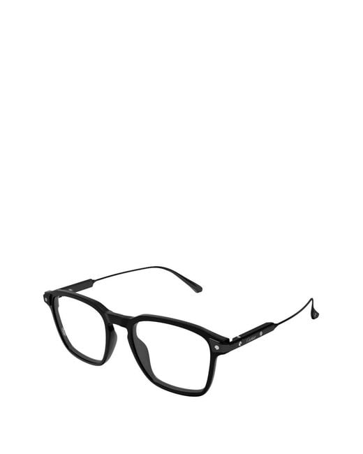 Cartier Black Square-Frame Glasses for men