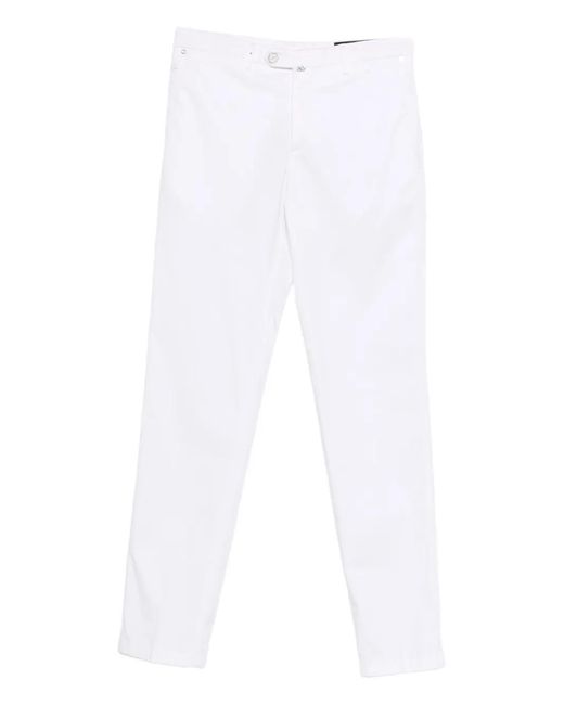 Kiton Broek Met Knopen in het White voor heren