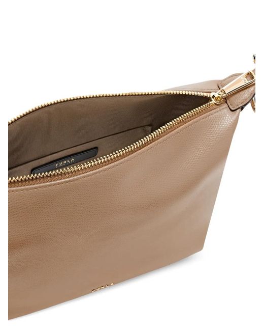 Furla Brown Tonie Tote Bag