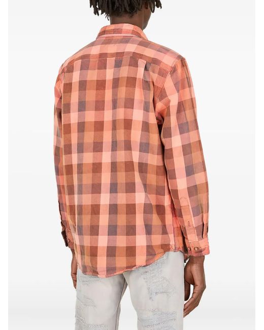 Camicia A Quadri di NOTSONORMAL in Pink