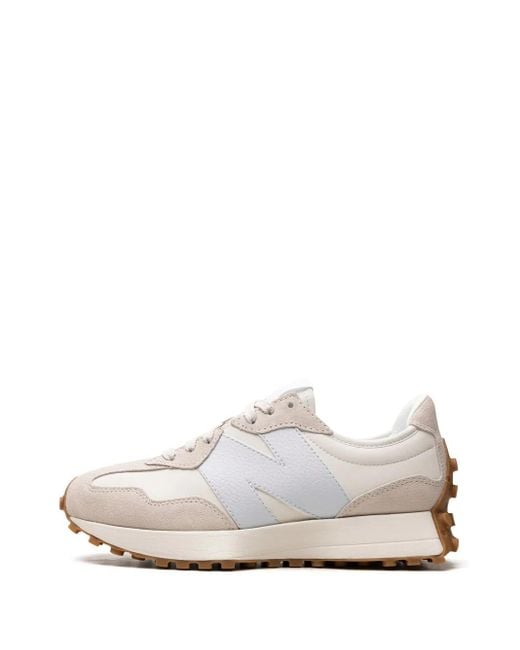New Balance White 327 "Turtledove" Sneakers