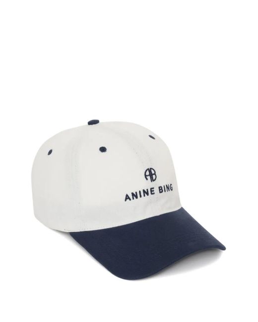 Anine Bing White Jeremy Baseballkappe