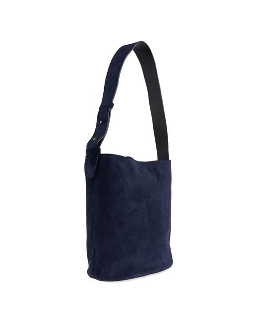 LIE STUDIO Blue Sac Cabas The Norm En Daim