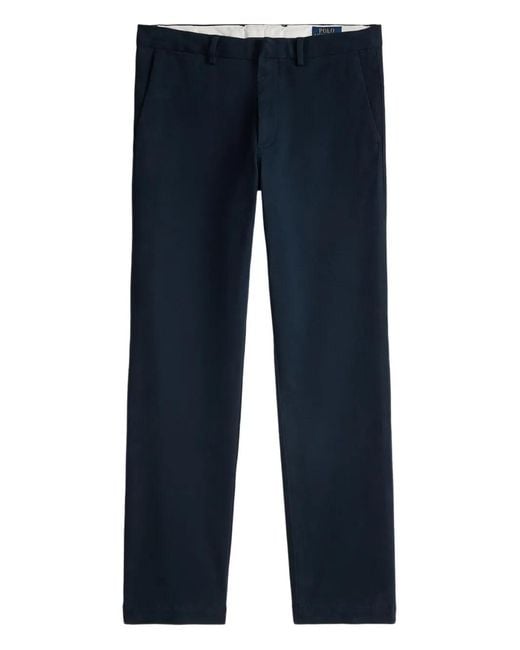Polo Ralph Lauren Blue Twill Trousers for men