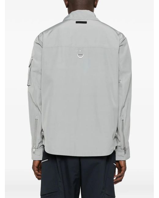 Moose Knuckles Gray Charlesbourg Shirt Jacket for men
