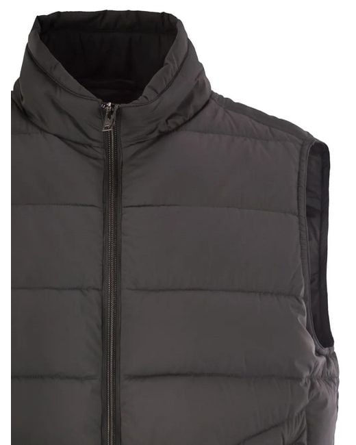 Chaleco Con Cremallera Herno de hombre de color Gray