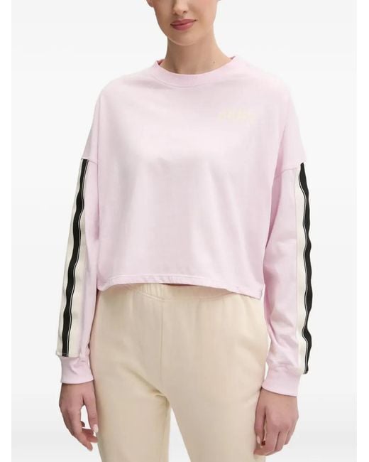 DKNY Pink Long-Sleeved Sweatshirt