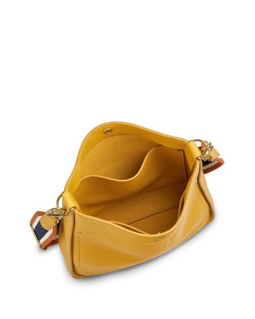 Shinola Yellow The Pocket Leather Crossbody Bag