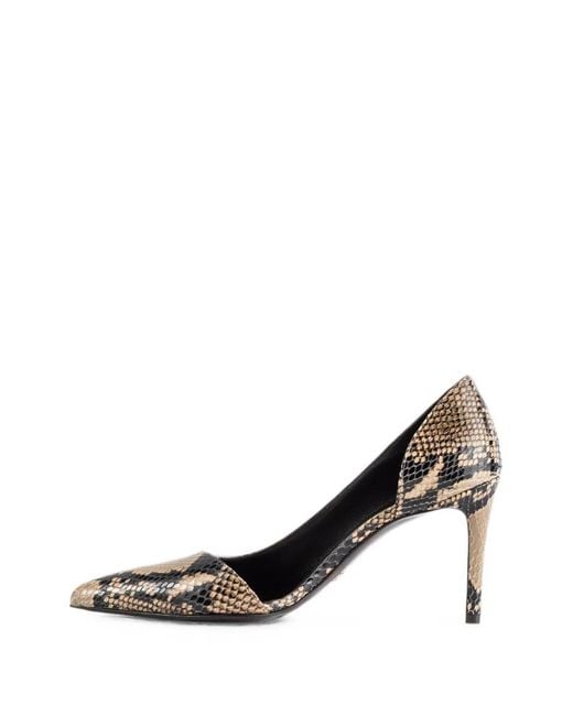 Khaite Metallic Jett D'Orsay Pumps Mit Python-Effekt