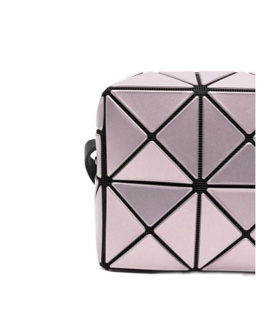 Issey Miyake Gray Cuboid Metallic Crossbody Bag