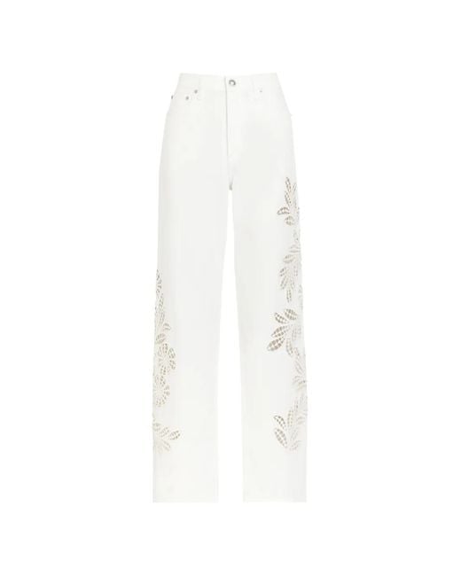Vaqueros Shea Con Aberturas Florales Rag & Bone de color White