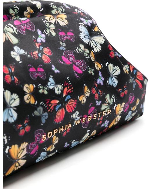 Sophia Webster Duchess Butterfly print Clutch Bag in Black Lyst UK