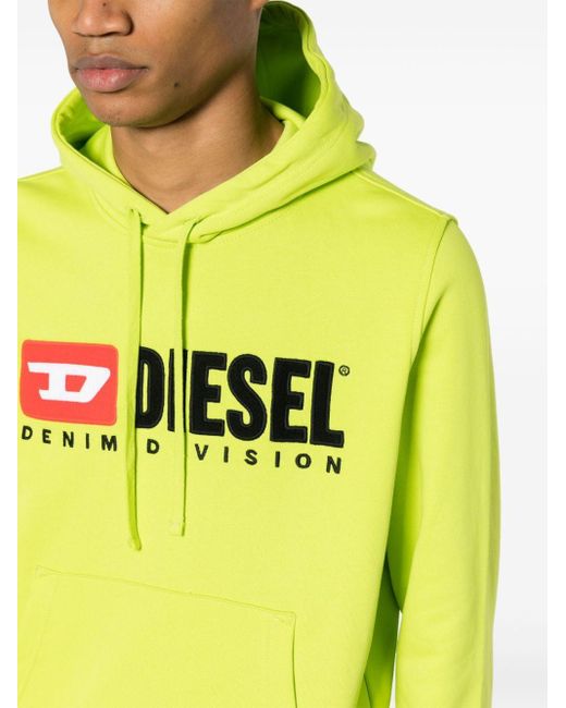 Diesel cheap yellow hoodie