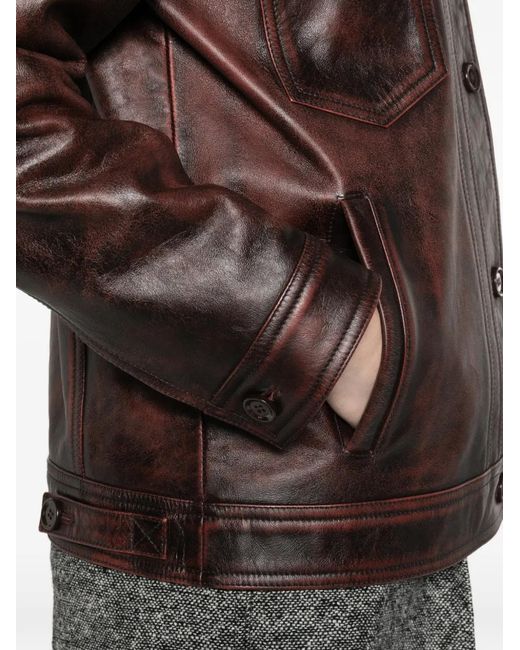 Dolce & Gabbana Brown Flap-Pocket Jacket